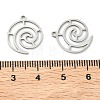 201 Stainless Steel Pendants STAS-F337-02P-3