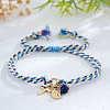 Brass Charm Bracelets TC3588-7-1