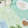 DIY Brass Earring Making Kits DIY-PH0029-17-2