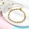 Women's Brass Bracelets BJEW-JB13600-01-1