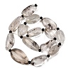 Natural Lodolite Quartz Beads Strands G-F820-M01-03-3