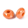 Opaque Acrylic European Beads OACR-E033-23J-2