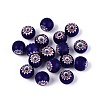 Handmade Millefiori Glass Round Beads LA-N002-08A-1