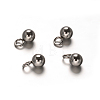 Round 304 Stainless Steel Charms STAS-D111-69-A-1
