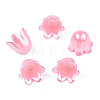 Spray Paint ABS Plastic Imitation Pearl Beads MACR-N013-001C-1
