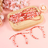 Handmade Polymer Clay Bead Bracelets Making AJEW-TAC00077-4