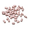 2-Hole Baking Paint Glass Seed Beads SEED-S023-17B-42-1