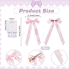 20Pcs Polyester Alligator Hair Clips AJEW-PH0008-59B-5