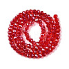 Electroplate Glass Beads Strands EGLA-A044-T4mm-A01-3