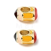 Pencil Brass Enamel European Beads KK-CBA9CBD-20G-1