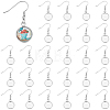 60Pcs 304 Stainless Steel Earring Hooks STAS-BBC0009-93A-1