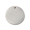 Non-Tarnish 304 Stainless Steel Pendants STAS-J040-12B-P-2