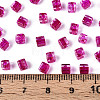 Transparent Inside Colours Glass Seed Beads SEED-T007-11C-4