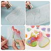 2PCS Guitar Pick Silicone Molds Sets DIY-SZC0003-08-5