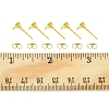 30Pcs Brass Stud Earring Findings KK-FS0001-13-6