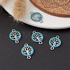 Alloy Enamel Connector Charms FIND-YW0003-46-2