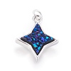 Druzy Resin Pendants KK-J273-AP-2