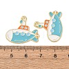 Ocean Alloy Enamel Pendants ENAM-B041-01R-2