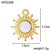304 Stainless Steel with Shell Pendants SH-OY001-01G-2