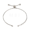 Rack Plating Brass Cable Chain Link Bracelet Making KK-TAC0016-05P-1