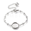 Tarnish Resistant 304 Stainless Steel Bracelet Making STAS-L248-008P-A-1