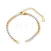 304 Stainless Steel Chain Bracelet Makings AJEW-JB00996-01-1