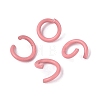 Spray Painted Iron Open Jump Rings IFIN-T017-04B-22-1