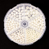 410Pcs 6 Styles Glass Pearl Beads HY-TA0003-04B-4