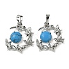 Natural & Synthetic Mixed Stone Pendants G-B194-01P-2