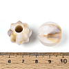 Two Tone Opaque Acrylic European Beads OACR-N157-08-3