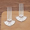 Alloy Hair Comb Finding PW-WGEE8D4-01-1