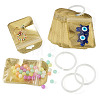50Pcs Rectangle Plastic Resealable Packaging Bags OPP-TA0001-30B-3