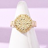 Brass Cuff Open Rings KK-CBA90BB-08G-2