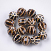 Handmade Porcelain Beads X-PORC-S498-24D-1