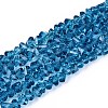 Transparent Glass Beads Strands LS-GLAA-N018-4mm-28-1