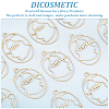 DICOSMETIC Brass Pendants KK-DC0001-57-4