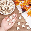 Unfinished Wood Maple Leaf Shape Cutouts DIY-WH0034-99-3