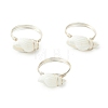 Natural Spiral Shell Finger Rings RJEW-TA00172-01-1