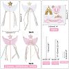 SUPERFINDINGS 4Pcs 2 Colors Resin Wing & Star Cake Topper DIY-FH0002-91-6