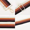 Stripe Pattern Cotton Fabric Bag Straps FIND-WH0001-56A-3