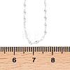 1.5MM Adjustable Slider Brass Dapped Chain Necklaces for Men Women NJEW-L012-10S-6