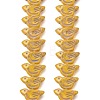 Painted Glass Beads Strands GLAA-Z021-19H-1