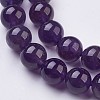 Natural Amethyst Bead Strands G-J376-20-10mm-3