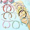12Pcs Waxed Polyester Cord Bracelets Making AJEW-CJ00021-6