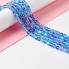 Synthetic Moonstone Beads Strands G-E573-01A-19-4