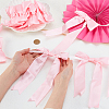 3Pcs 3 Styles Polyester Bowknot Hanging Banner OFST-ME0001-03-3