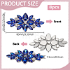 8Pcs Glass Cabochons(Hot Melt Adhesive On The Back) GGLA-FG0001-07C-2