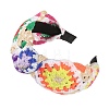 Ethnic Style Ladies' Knitted Cloth Hair Bands PW-WG658DD-03-1