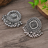 Alloy Flower Chandelier Earrings GG9850-1-3