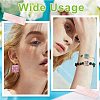 18Pcs 9 Styles Laser & Printed Opaque Acrylic Beads OACR-FS0002-81-6